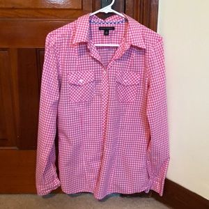 Banana Republic gingham shirt